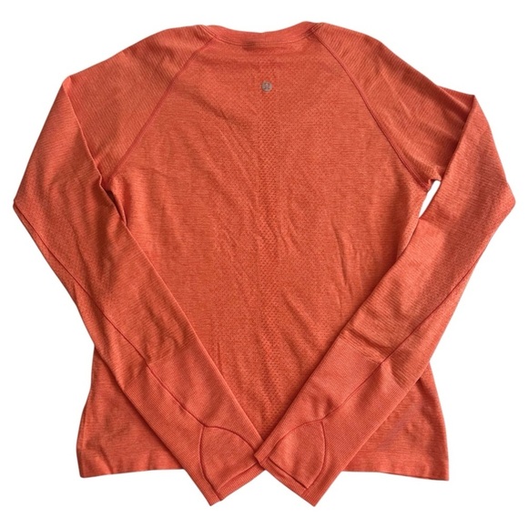 Lululemon Swiftly Tech Long-Sleeve Shirt 2.0 *Race Length - 
Solar Orange SZ 8 - Picture 8 of 8